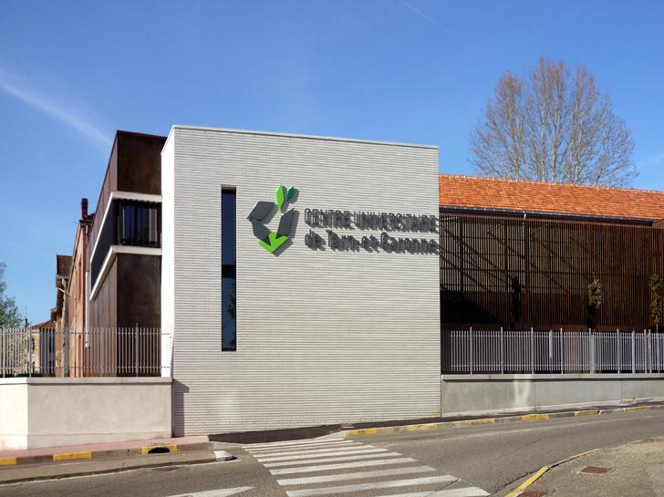 architecture contemporaine montauban tarn-et-garonne IUP centre universitaire béton corten